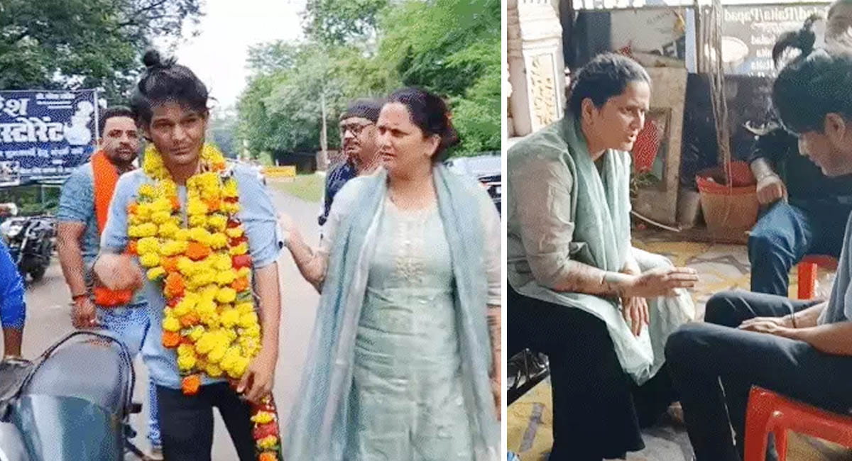 नाम और धर्म छिपाकर की दोस्ती, कैफे मालिक की बेटी को बहला-फुसलाकर भगाने की कोशिश, आरोपी को पहनाई माला