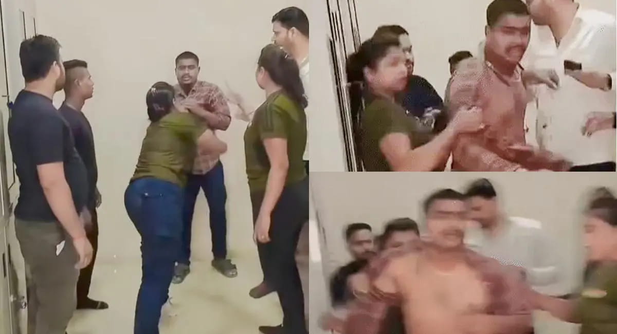कोरबा में गुंडागर्दी... महिला बाउंसरों ने युवक को शर्ट-उतारकर पीटा, प्रमोशन मांगने पर बरसीं लाठियां, वीडियो वायरल