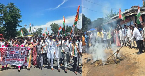Chhattisgarh News : कोंडागांव में ED के खिलाफ गरजी कांग्रेस, मरकाम बोले- एजेंसियों से डराना चाहती है भाजपा