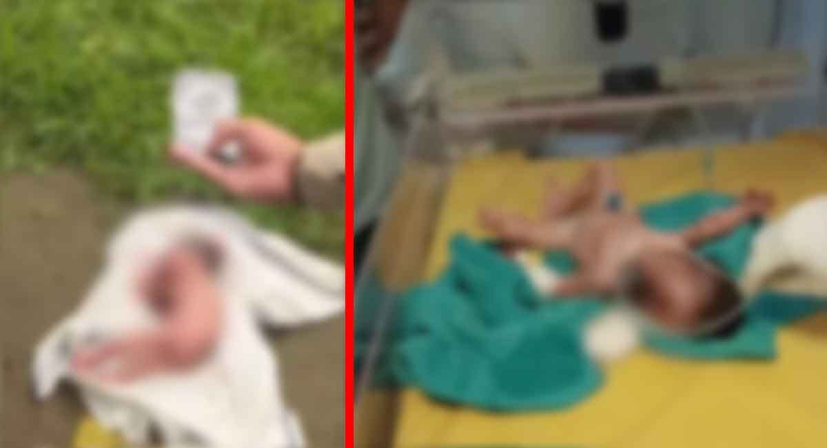 महेश्वर में मानवता शर्मसार, जन्म के कुछ घंटों बाद नवजात को झाड़ियों में फेंका, कीड़ों ने किया जख्मी