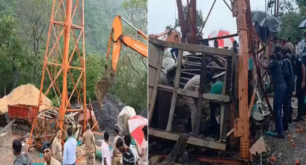 गुजरात के पावागढ़ महाकाली मंदिर में बड़ा हादसा : गुड्स रोपवे टूटा, 6 की मौत; रेस्क्यू ऑपरेशन जारी