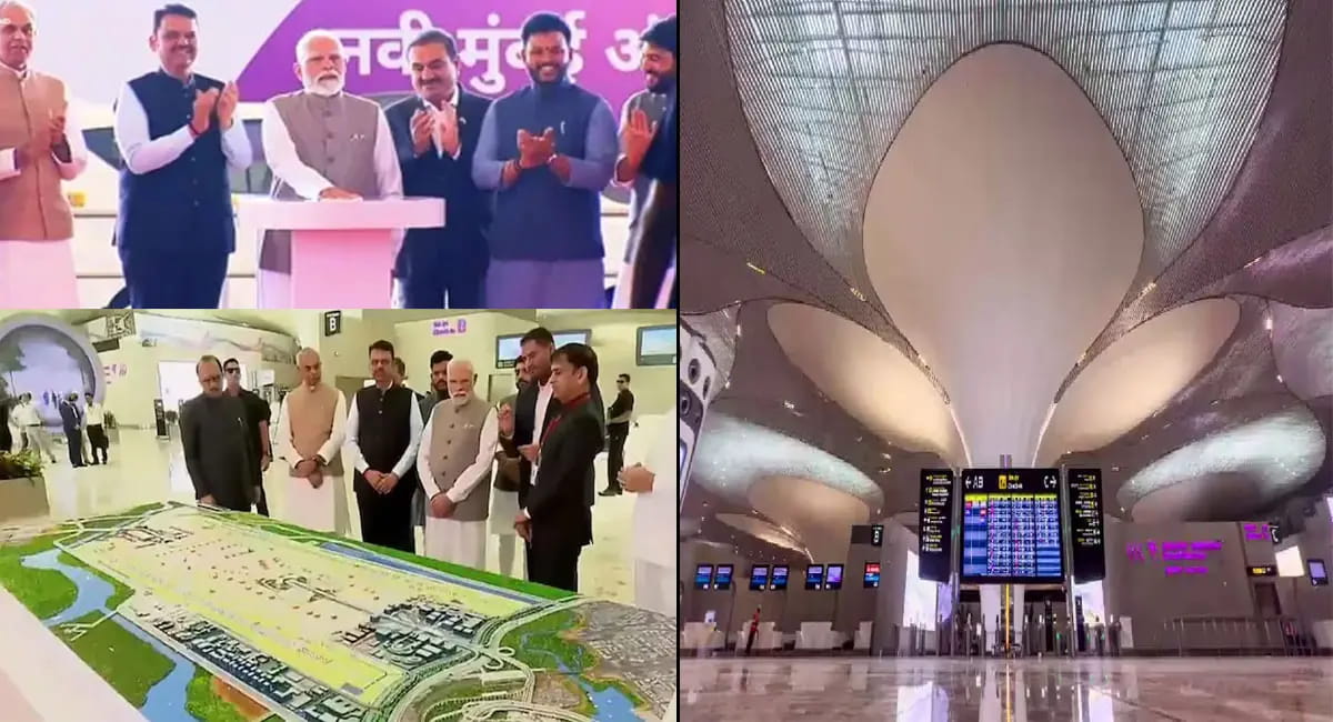 PM मोदी ने किया नवी मुंबई इंटरनेशनल एयरपोर्ट का उद्घाटन, जानें कब से शुरू होंगी उड़ानें