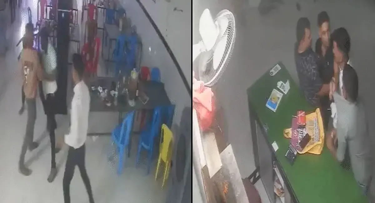 कांकेर में जेल प्रहरियों और ढाबा संचालक के बीच मारपीट, ‘चप्पल नहीं उतारने’ पर भड़का विवाद; घटना CCTV में कैद