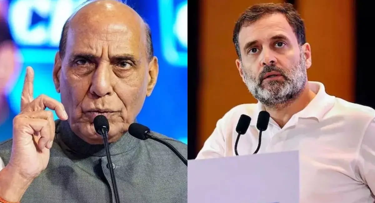 राजनाथ सिंह का राहुल गांधी पर तंज, कहा- अराजकता फैलाने की कोशिश