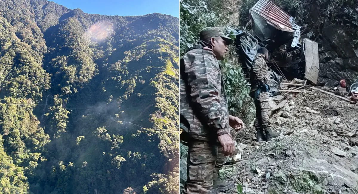 खाई में ट्रक गिरने से 22 मजदूरों की मौत, राहत-बचाव कार्य जारी