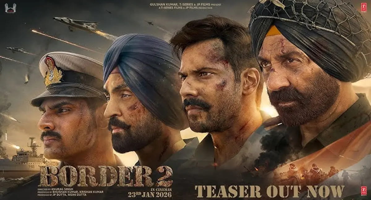 फिर गूंजेगा हिंदुस्तान का पराक्रम, ‘बॉर्डर 2’ की पहली झलक सामने; सनी देओल की दमदार वापसी