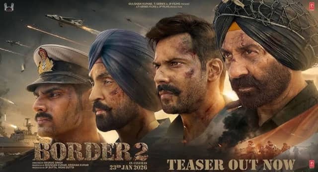 फिर गूंजेगा हिंदुस्तान का पराक्रम, ‘बॉर्डर 2’ की पहली झलक सामने; सनी देओल की दमदार वापसी