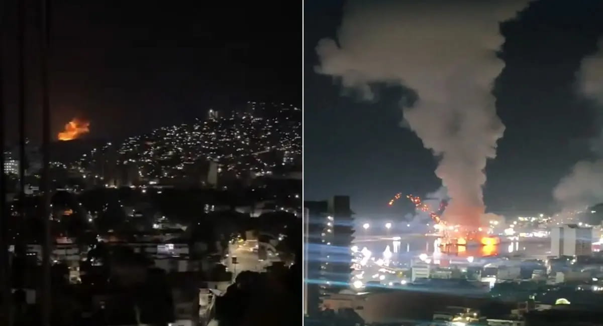 सड़कों पर उतरे लोग, शहर में अफरा-तफरी; अमेरिकी हवाई हमले का शक