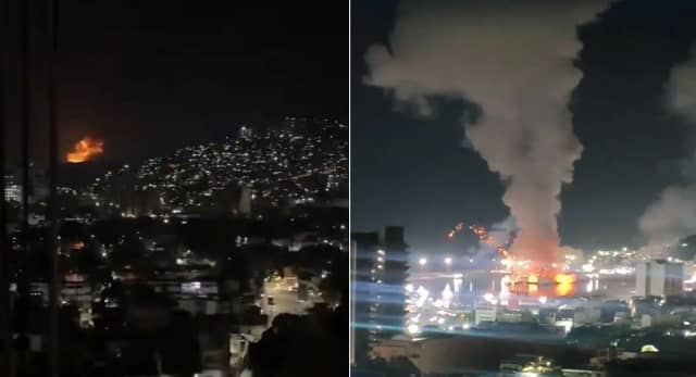 सड़कों पर उतरे लोग, शहर में अफरा-तफरी; अमेरिकी हवाई हमले का शक