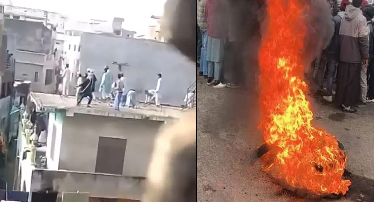 मस्जिद में तोड़फोड़ के बाद दो समुदाय आमने-सामने, शहर में कर्फ्यू