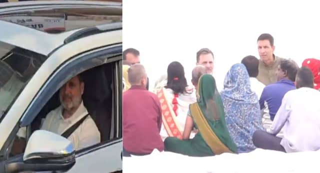 इंदौर पहुंचे राहुल गांधी, बॉम्बे हॉस्पिटल में मरीजों से की मुलाकात; भागीरथपुरा इलाके में पीड़ित परिवारों से भी मिले