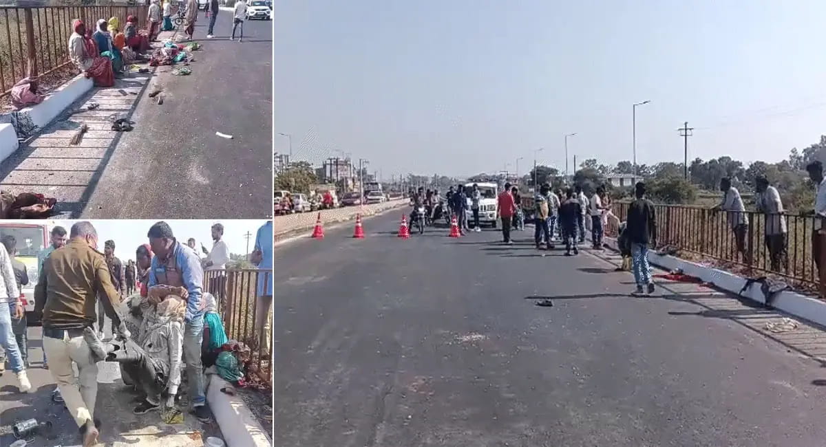 13 मजदूरों को कुचला, 2 की मौत; 7 की हालत नाजुक