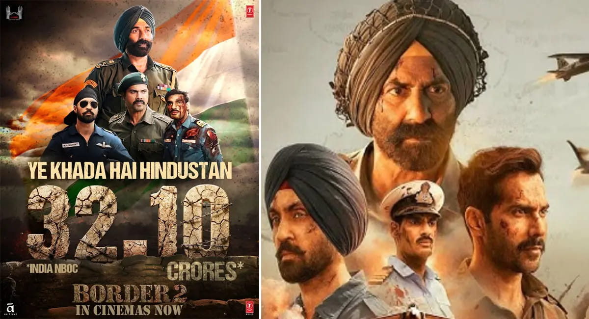‘बॉर्डर 2’ ने की पहले दिन रिकॉर्डतोड़ ओपनिंग, 32.10 करोड़ NBOC की कमाई