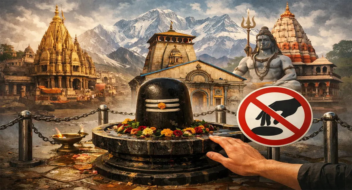काशी, केदार, उज्जैन तक इन प्रसिद्ध शिव मंदिरों में शिवलिंग छूने पर क्यों है रोक, जानें वजह