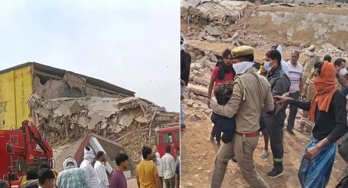 दीवार गिरने से 4 मजदूरों की मौत, 12 घायल