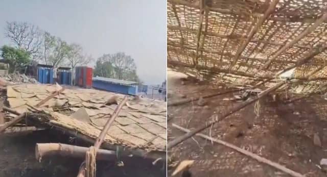 कोंडागट्टू मंदिर के पास शेड गिरा, 15 श्रद्धालु घायल