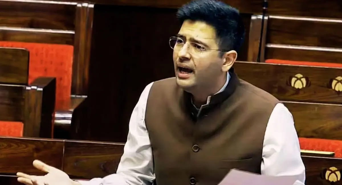उपनेता पद से हटने के बाद राघव चड्ढा का पहला पोस्ट, ‘इविल आई’ इमोजी के साथ शेयर किया वीडियो