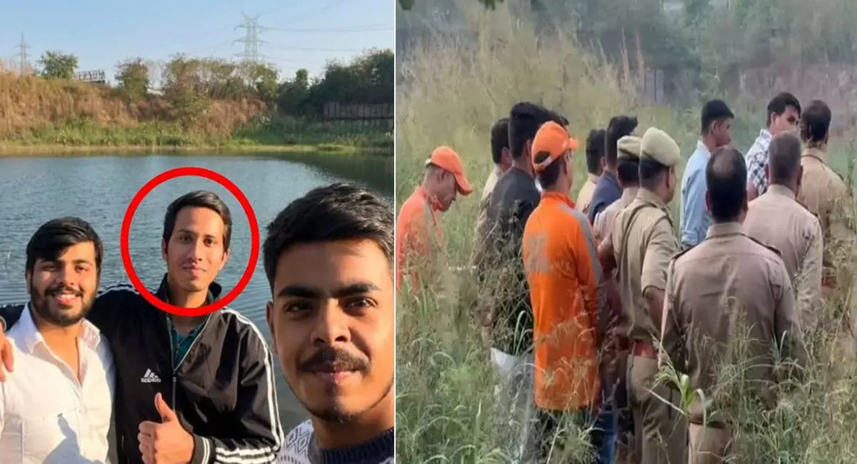 नोएडा में पानी भरे गड्ढे में डूबने से छात्र की मौत, परीक्षा के बाद दोस्तों के साथ गया था घूमने