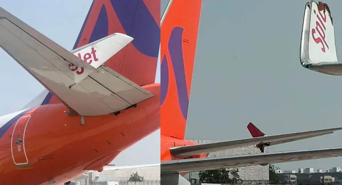 अकासा एयर और स्पाइसजेट के विमान टकराए, मची अफरा-तफरी