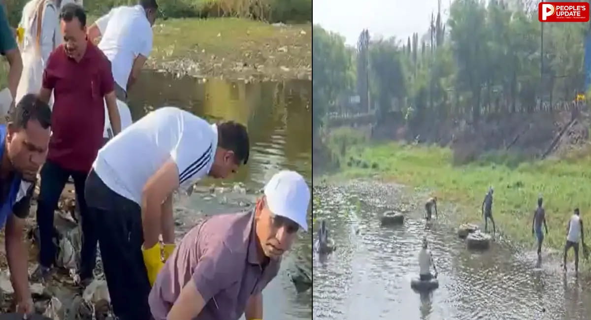 सिवनी में तालाब की सफाई पर सियासत, कांग्रेस और भाजपा आमने-सामने