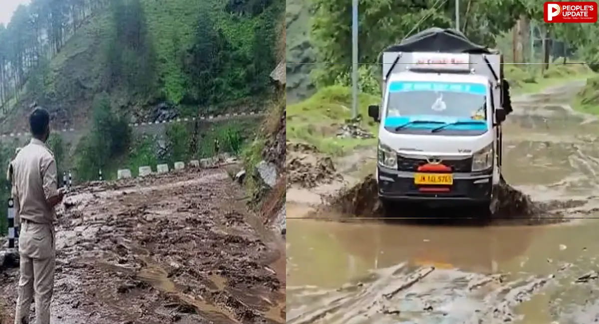 भारी बारिश से मची तबाही, फसलें बर्बाद; कई सड़कें बंद