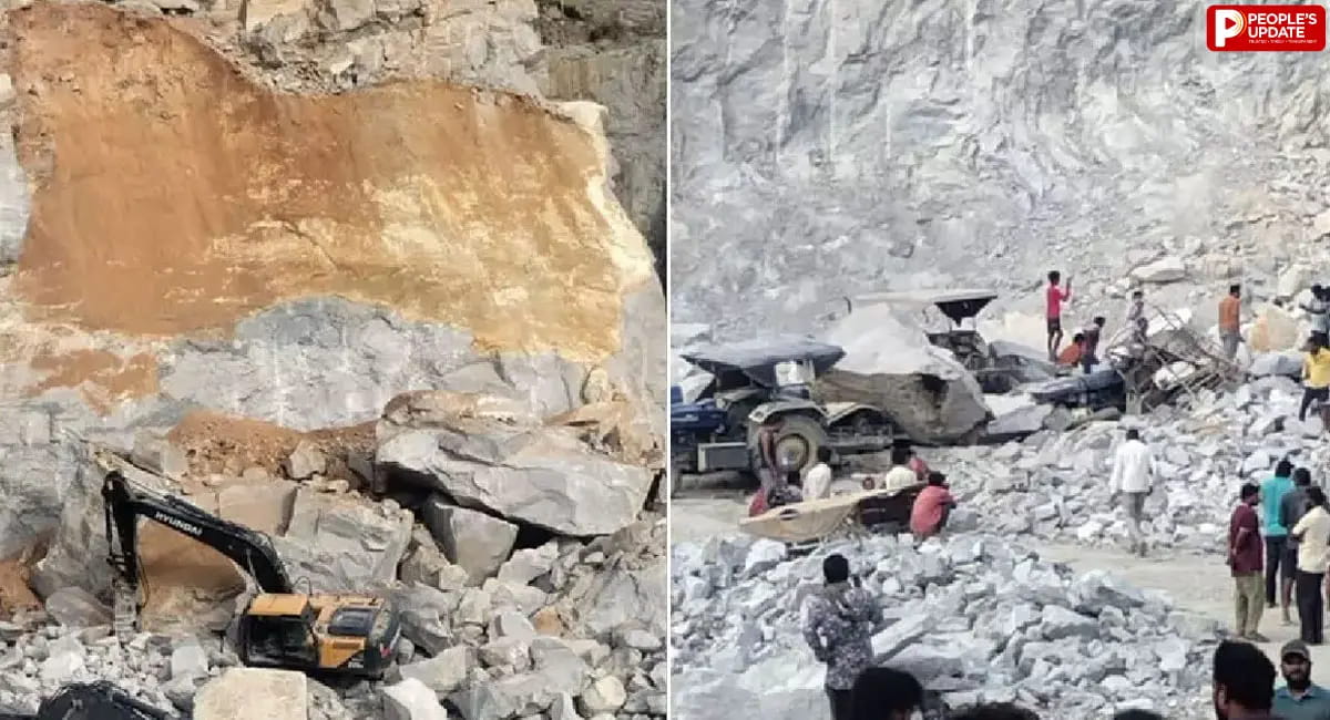 40 फीट ऊंचाई से गिरी चट्टान, बिहार के 7 मजदूरों की मौत; कई घायल