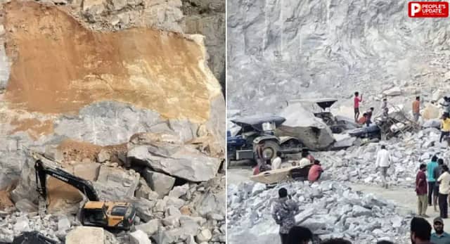 40 फीट ऊंचाई से गिरी चट्टान, बिहार के 7 मजदूरों की मौत; कई घायल