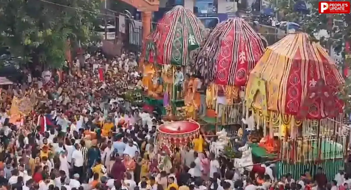 जगन्नाथ रथ यात्रा में भगदड़, एक की मौत; 100 से ज्यादा श्रद्धालु घायल