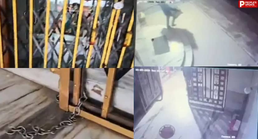 फिर हुआ मंदिर का चढ़ावा चोरी, चोरों ने चरण पादुका तक नहीं छोड़ी