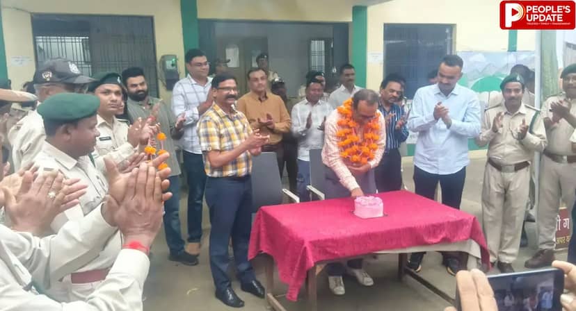 लखनादौन में वन विभाग के SDO गोपाल सिंह की विदाई, भावुक हुए अधिकारी-कर्मचारी