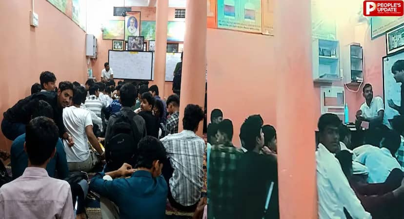 कोचिंग के नाम पर बच्चों की भीड़, बैठने तक की व्यवस्था नहीं! पथरिया में उठे सवाल