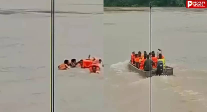 जबलपुर के ग्वारीघाट में हादसा, नर्मदा में डूबी होमगार्ड की मोटरबोट; क्षमता से ज्यादा सवार थे जवान