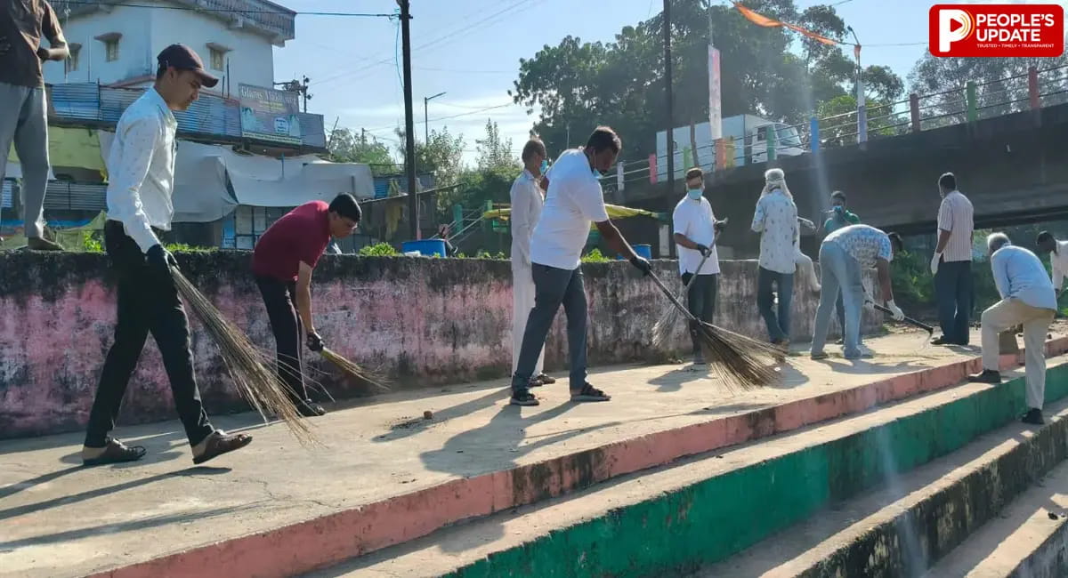 सोहागपुर में ‘स्वच्छता ही सेवा अभियान’ का शुभारंभ, पलकमती नदी घाट पर हुआ श्रमदान