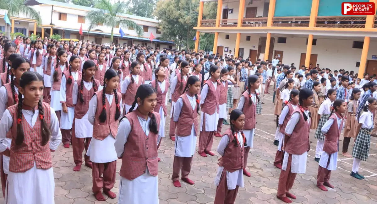 सोहागपुर में 669 विद्यार्थियों ने एक साथ गाया ‘वंदे मातरम’, गूंज उठा विद्यालय परिसर