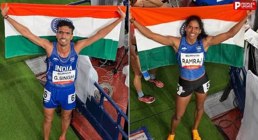 एथलेटिक्स में भारत का डबल धमाल: गुलवीर को सिल्वर, विथ्या रामराज ने तोड़ा पीटी उषा का 42 साल पुराना रिकॉर्ड