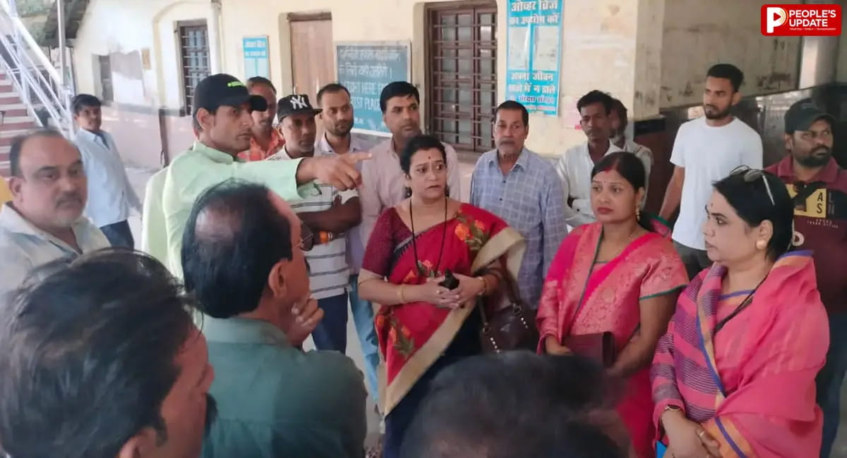 सोहागपुर रेलवे स्टेशन का निरीक्षण, ZRUCC सदस्य ललिता पूर्विया ने जानी यात्रियों की समस्याएं
