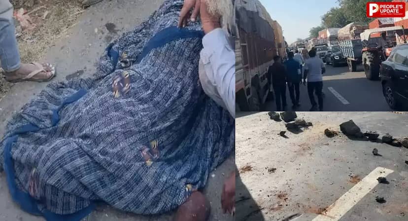 बदनावर में तेज रफ्तार ट्राले ने बाइक सवार परिवार को रौंदा, 3 की मौत; बेटी गंभीर