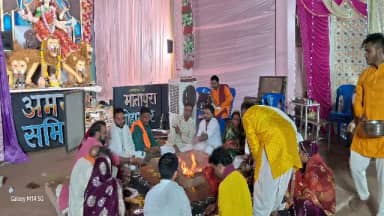 सोहागपुर में महाअष्टमी- महानवमी पर हवन-पूजन और कन्या भोज, भंडारों में उमड़े श्रद्धालु