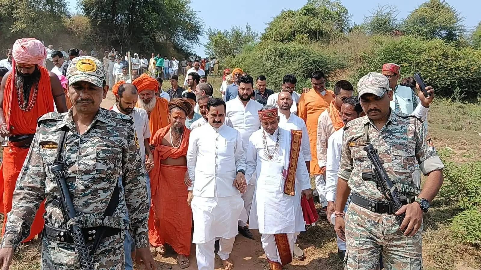 नर्मदा तट के सूरजकुंड में बनेगा भगवान परशुराम मंदिर, पूर्व गृहमंत्री नरोत्तम मिश्रा की मौजूदगी में भूमि पूजन