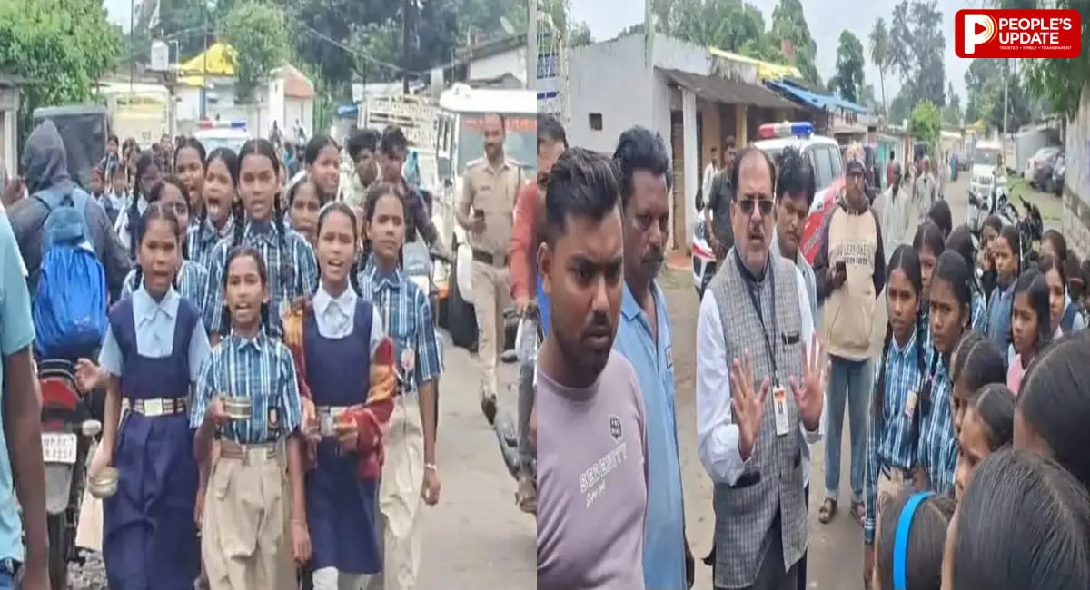 कच्ची रोटी-पतली दाल से भड़की छात्राएं, अधीक्षिका को हटाने की मांग पर किया प्रदर्शन