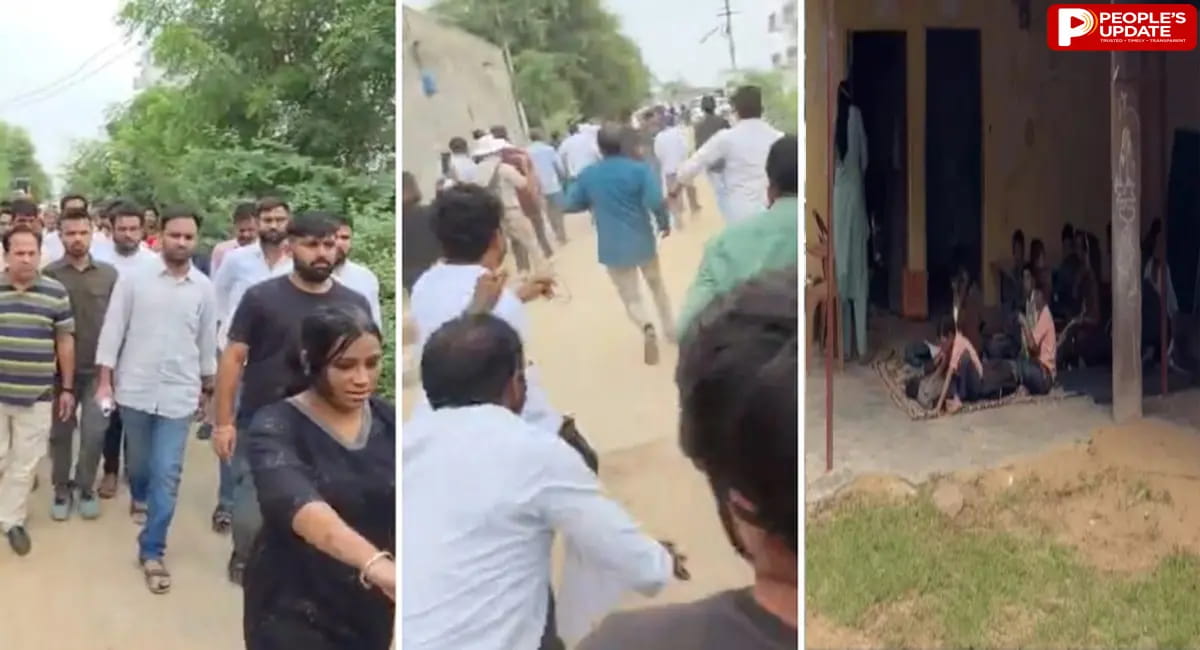 ‘स्कूल हम ठीक करवा लेंगे’, जयपुर में CJP के निरीक्षण पर ग्रामीणों का गुस्सा, आशुतोष रांका को पथराव कर भगाया