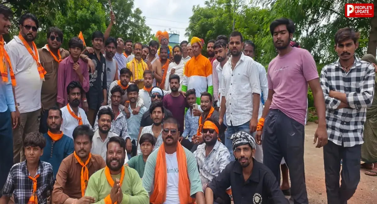 खिलचीपुर में आस्था का सैलाब, इमली स्टैंड समिति द्वारा निकाली गई विशाल डाक कावड़ यात्रा
