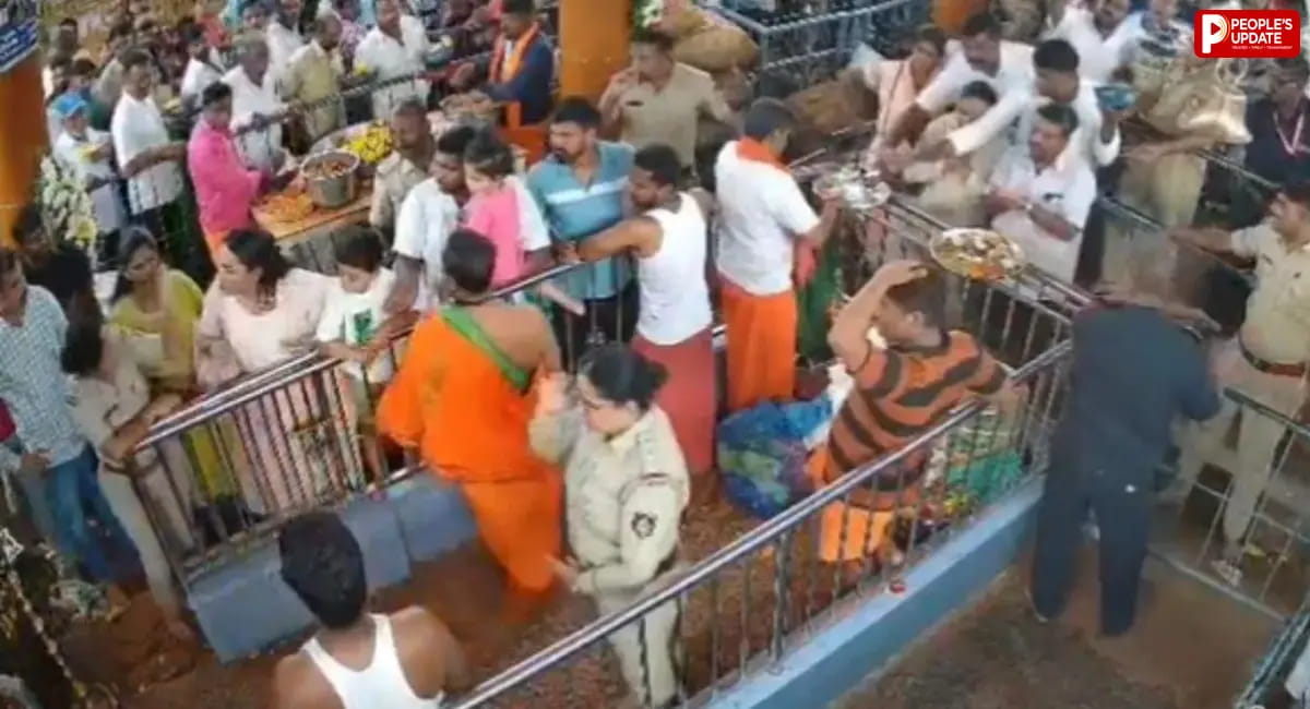 BJP विधायक की बेटी ने महिला पुलिसकर्मी को जड़ा थप्पड़, सामने आया मंदिर का VIDEO