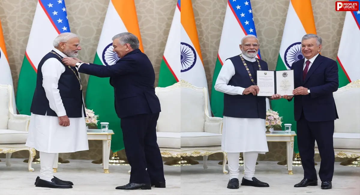 GIFT City से यूरेनियम तक... उज्बेकिस्तान में PM मोदी की मिर्जियोयेव से मुलाकात, भारत को मिला सर्वोच्च सम्मान