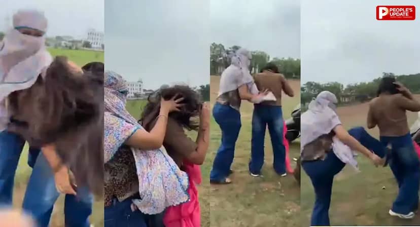 रिलेशनशिप से इनकार पर बौखलाईं 4 सहेलियां, छात्रा को घेरा और बेरहमी से पीटा… VIDEO वायरल