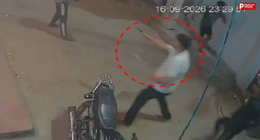 ग्वालियर में रात 11:30 बजे चलीं गोलियां, दो युवक घायल; CCTV में कैद हुई पूरी वारदात
