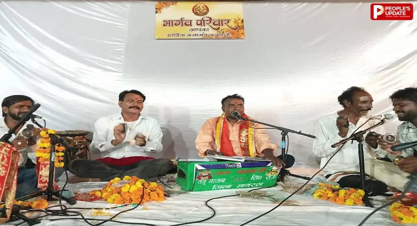‘नर्मदा का जल’ भजन पर झूमे श्रद्धालु, सीहोर में गणेश भजन संध्या में बही भक्ति की गंगा