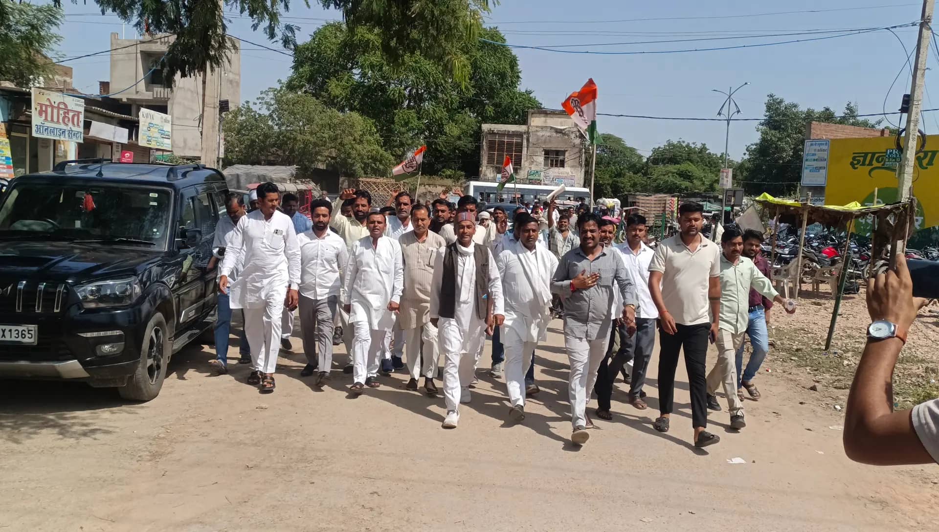 गोहद में डीएपी संकट से बिजली बिल तक, कांग्रेस ने प्रशासन को घेरा