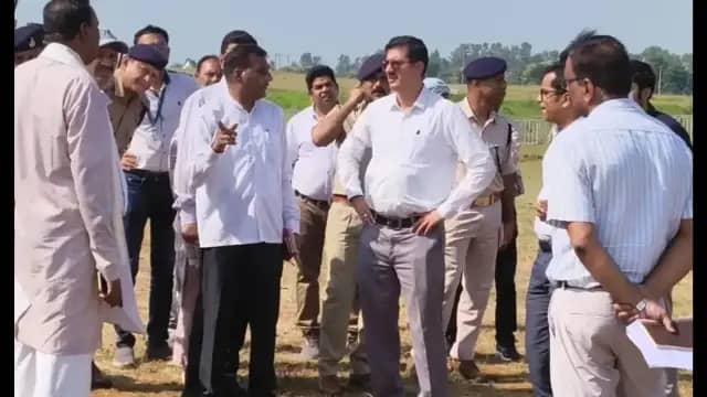 हरसूद में CM के दौरे की तैयारियां तेज, कलेक्टर ने सभा स्थल और रोड शो मार्ग का किया निरीक्षण