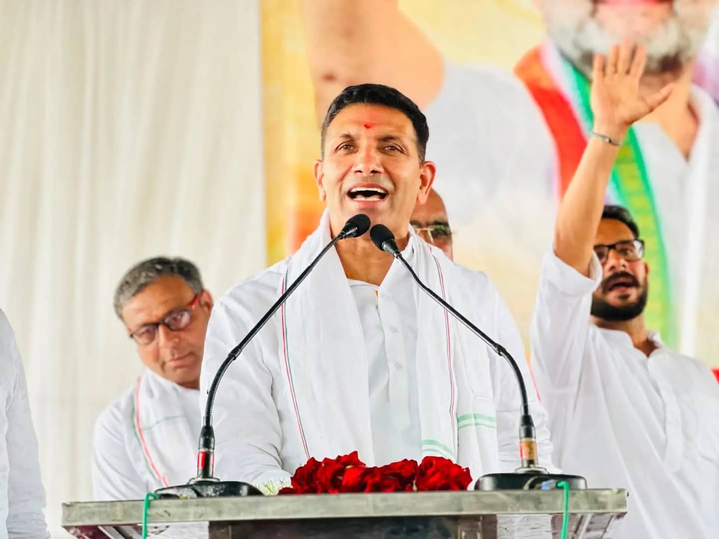 कांग्रेस की महाचौपाल, पीसीसी अध्यक्ष पटवारी ने किसानों के मुद्दों पर सरकार को घेरा